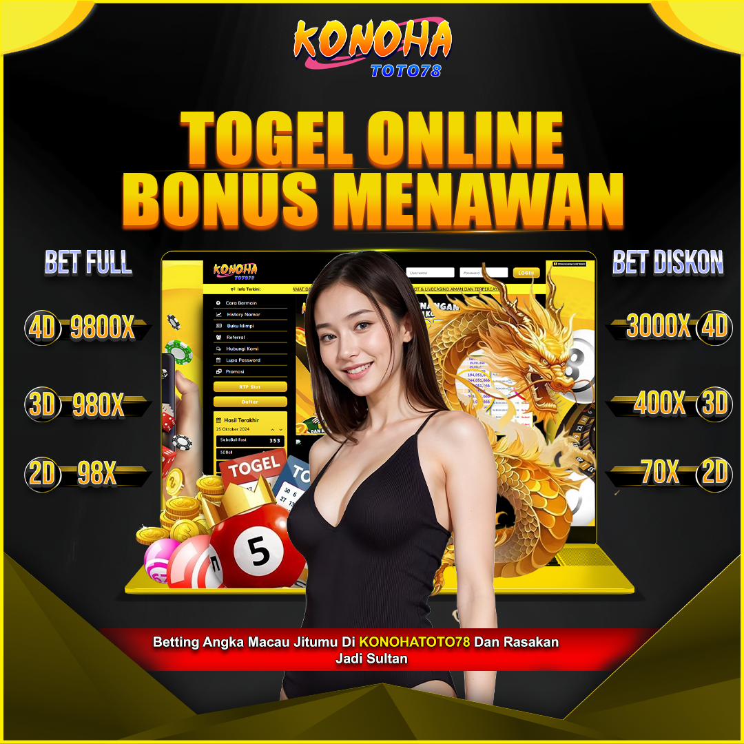 Konohatoto78: Situs Slot Gacor dan Togel Toto Online Terpercaya